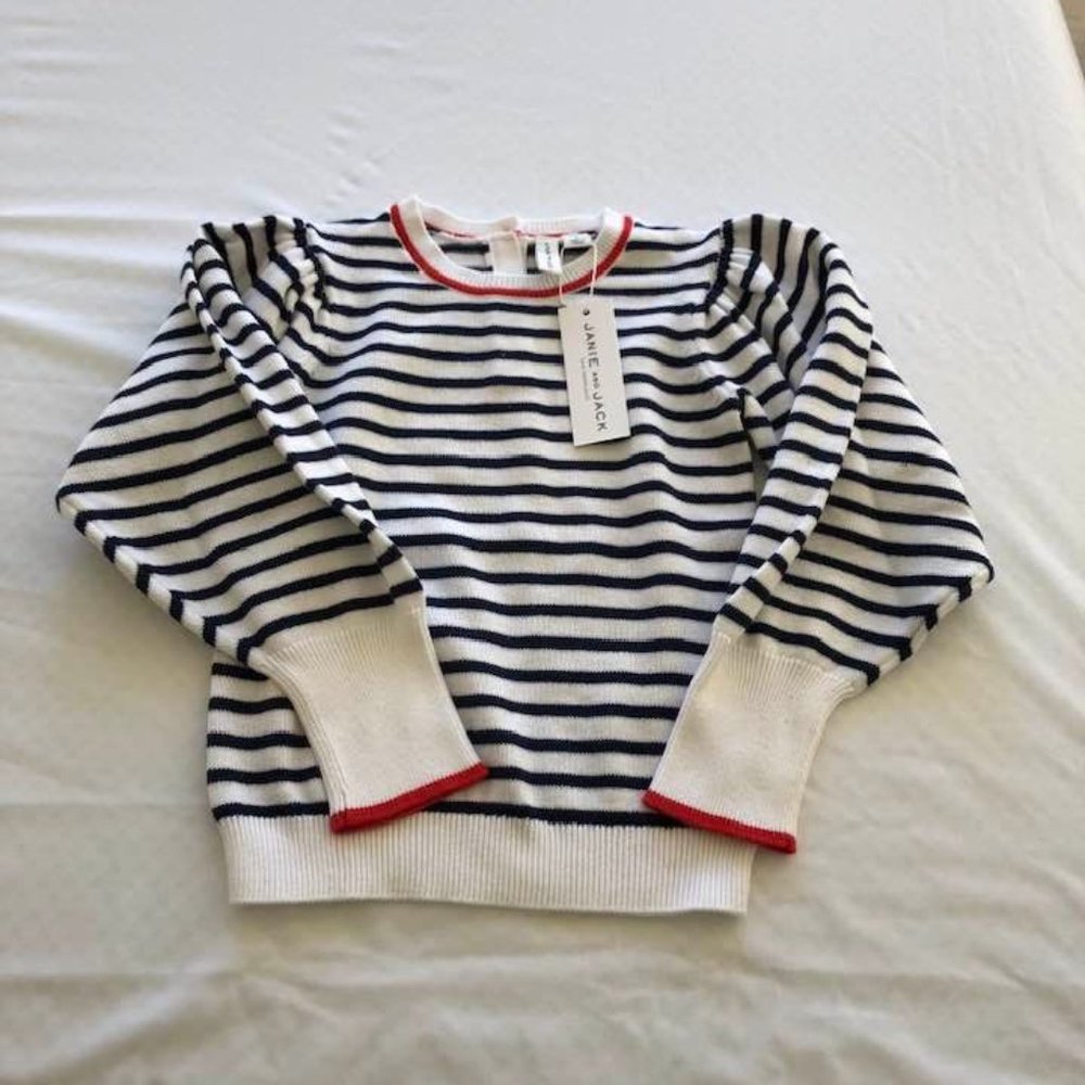 Janie and Jack puffy sleeve sweater